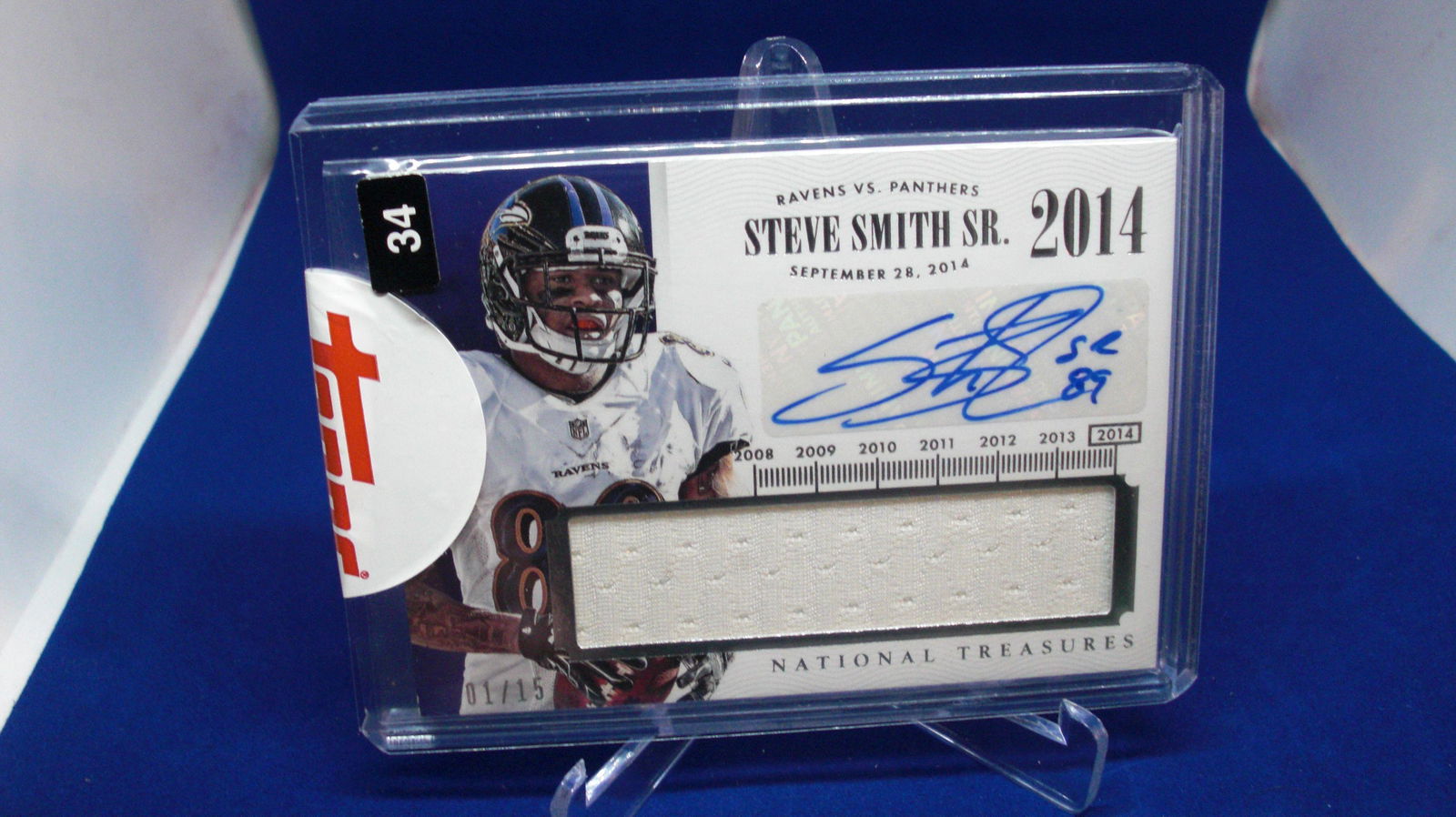 steve smith jr signature patch (1 of 1)