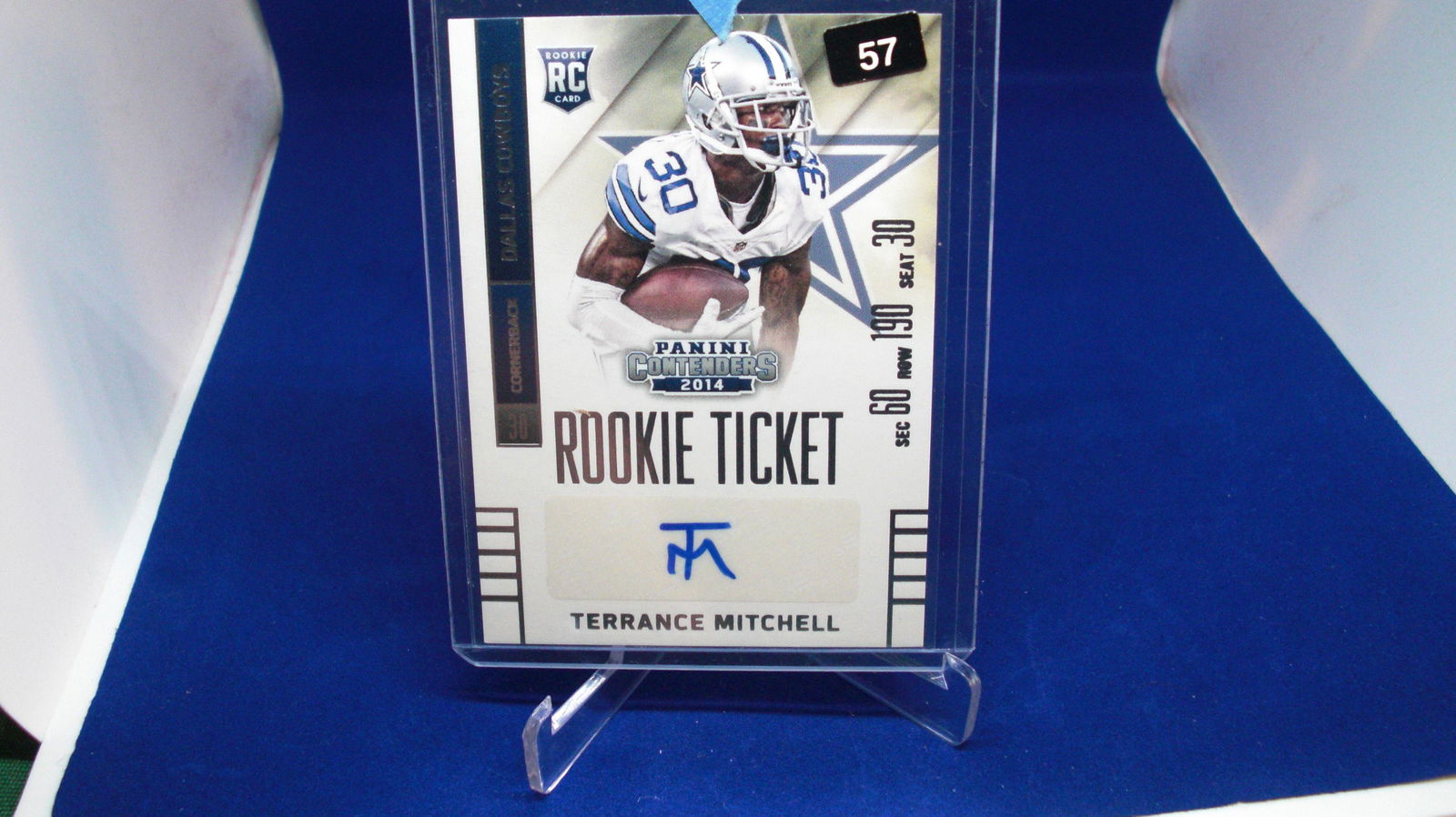 terrance mitchell signature rookie (1 of 1)