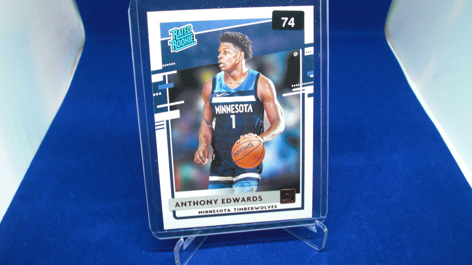 anthony edwards rated rookie: in top loader