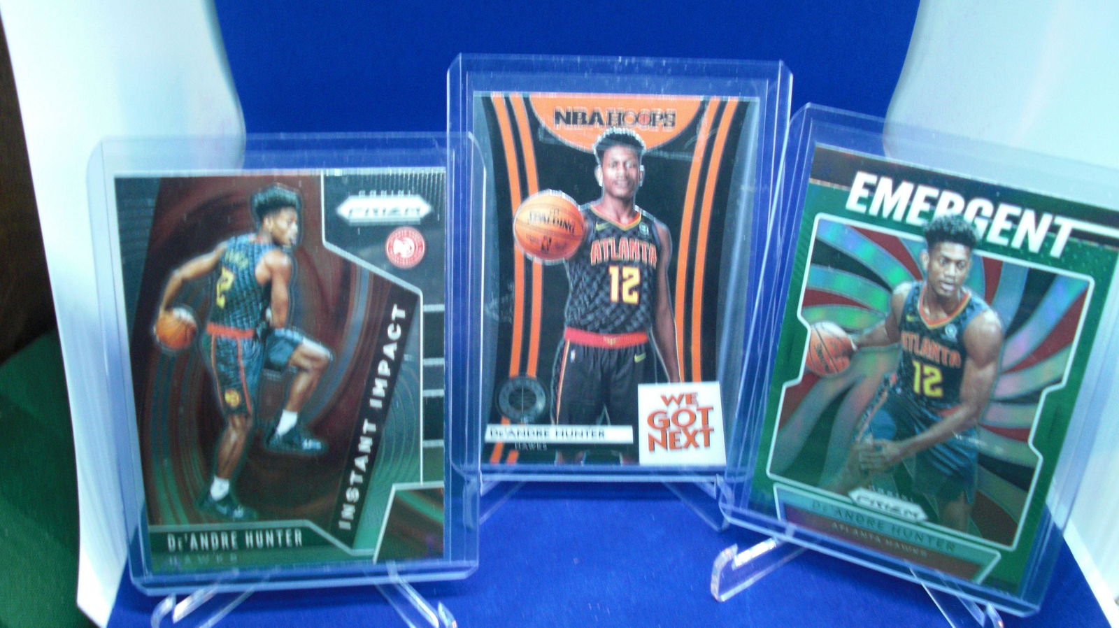 lot of 3 de'andre hunter cards (1 of 1)