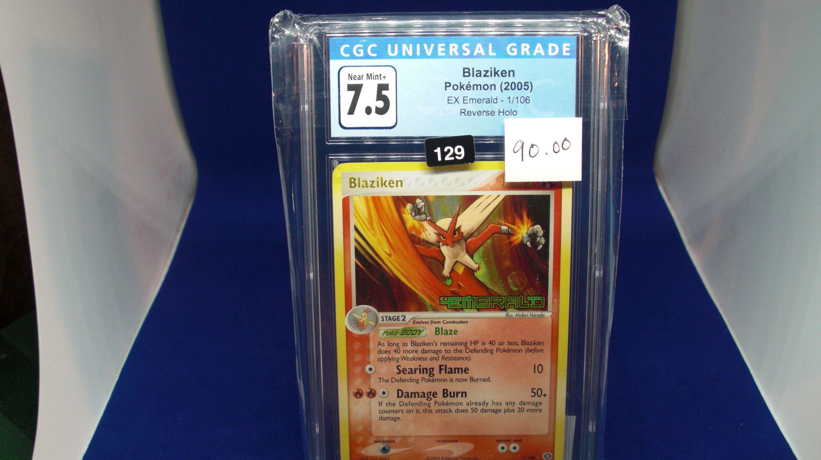 cgc graded blaziken mint 7.5 (1 of 1)