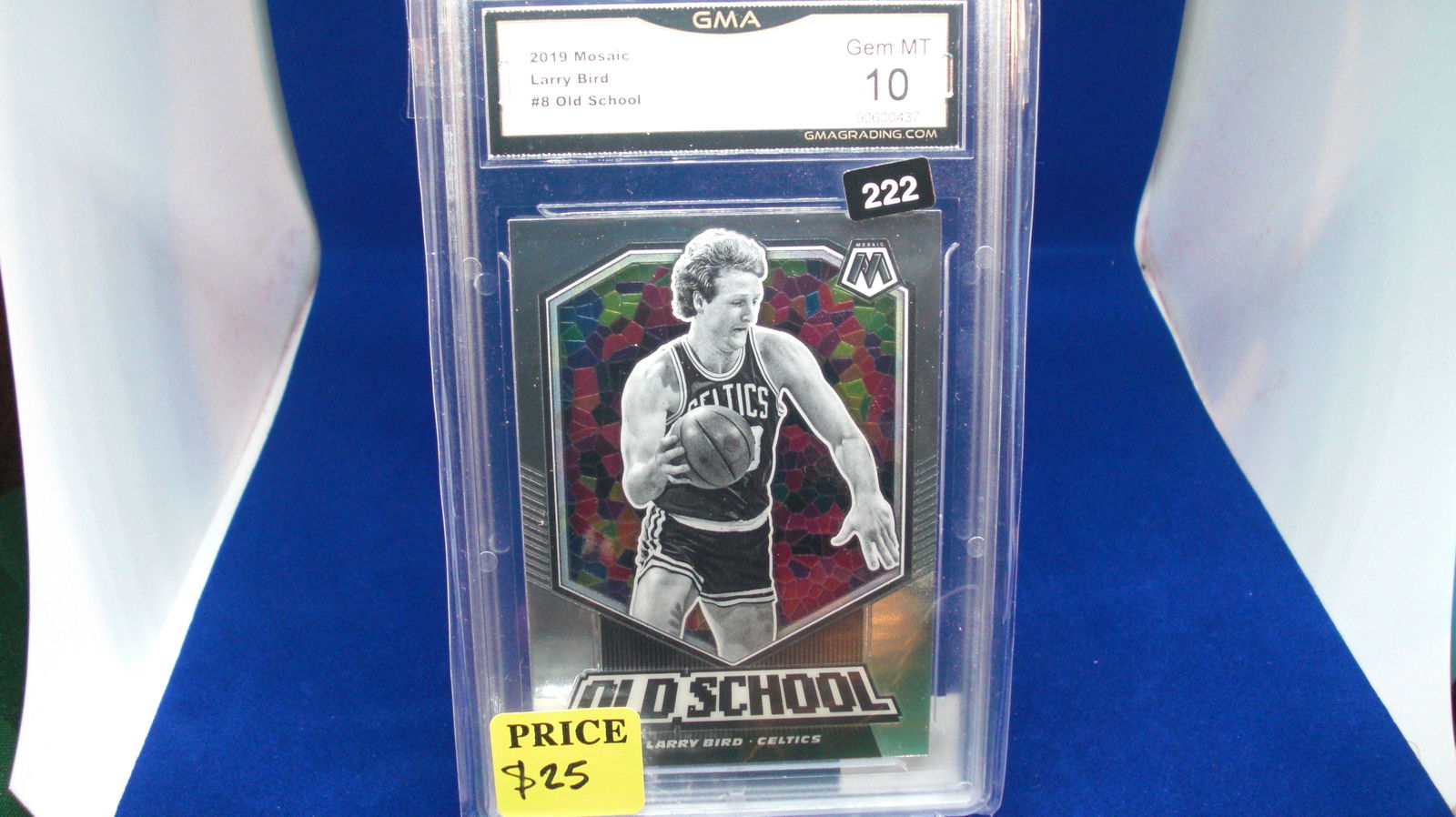 gma graded 2019 mosaic larry bird mint 10 (1 of 1)