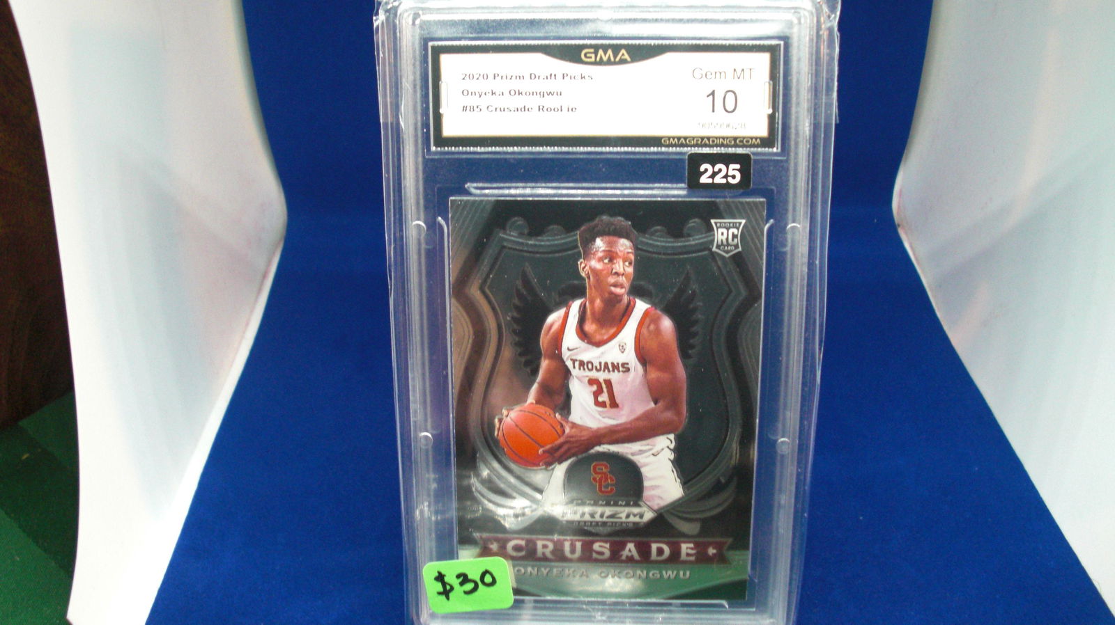 gma graded 2020 onyeka okongwu mint 10 crusade rookie (1 of 1)