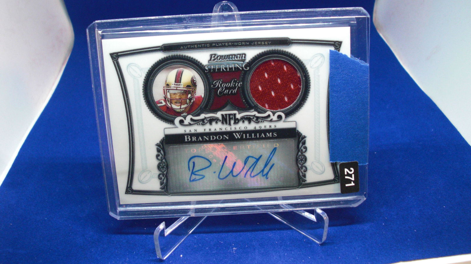 brandon williams jersey signature (1 of 1)