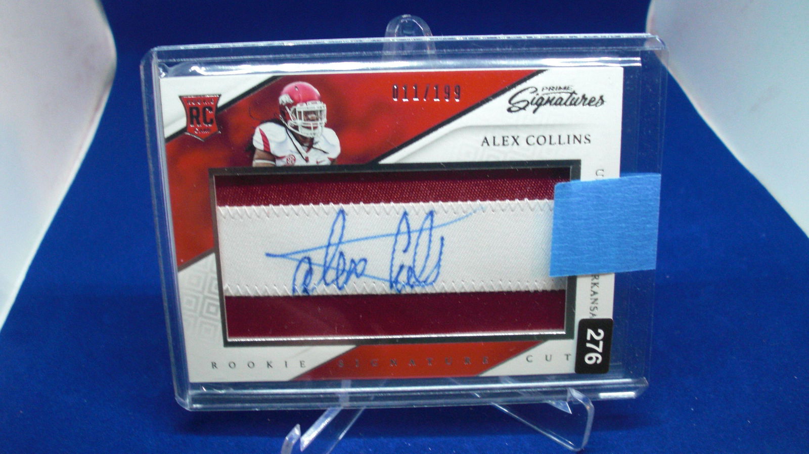 alex collins signature patch rookie (1 of 1)