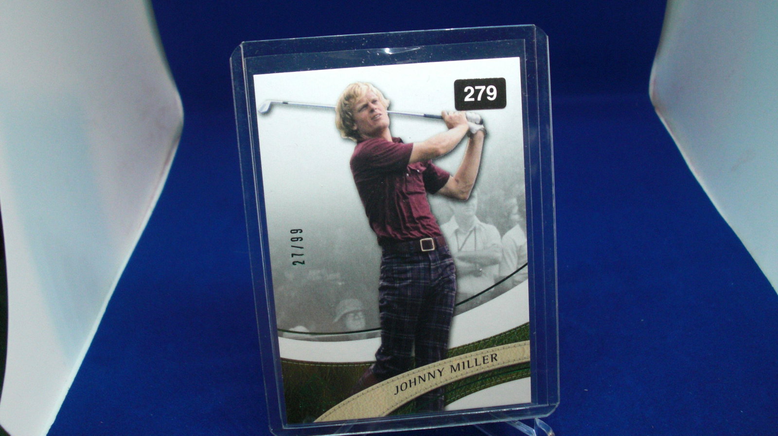 johnny miller #27/99 golf: in top loader