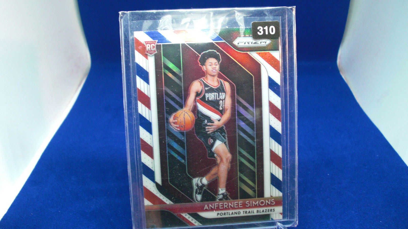anfernee simons rookie red/white/blue prizm (1 of 1)