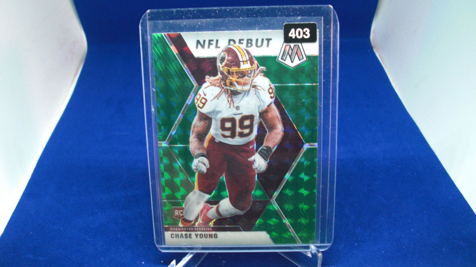 chase young rookie green mosaic (1 of 1)