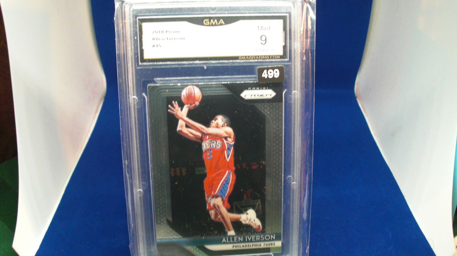 gma graded 2018 prizm allen iverson mint 9 (1 of 1)