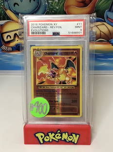 XY Evolutions Reverse Holo Charizard PSA 9: XY Evolutions Reverse Holo Charizard PSA 9