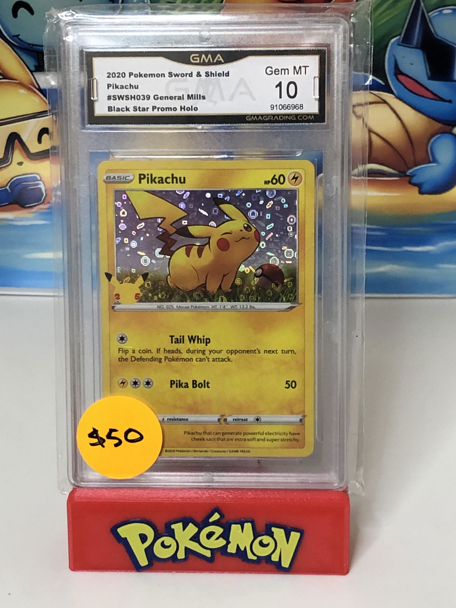 25th Anniversary Holo Pikachu GMA 10 (1 of 1)