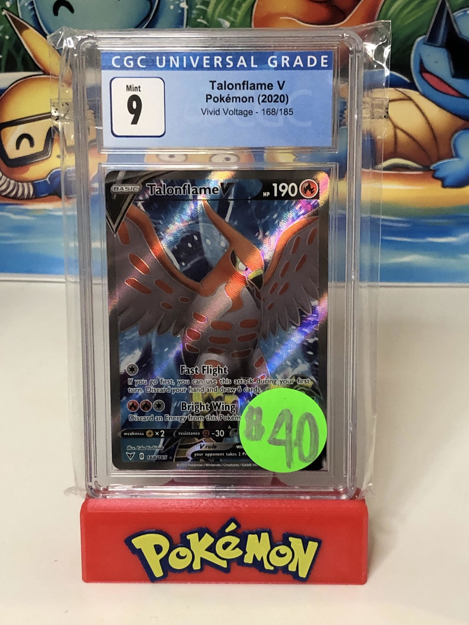 Talonflame V Full Art CGC 9 (1 of 1)