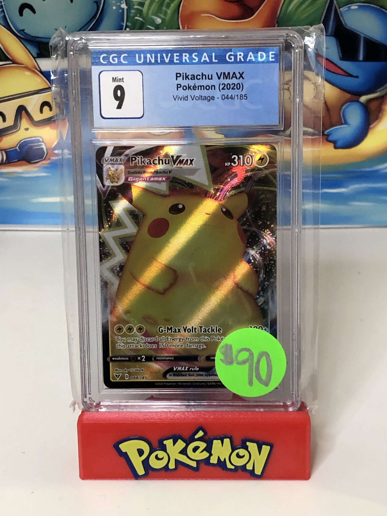 Vivid Voltage Pikachu VMAX CGC 9 (1 of 1)