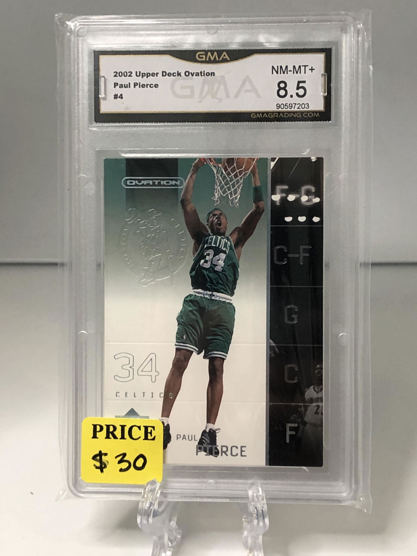 Paul Pierce Upper Deck Ovation GMA 8.5 (1 of 1)