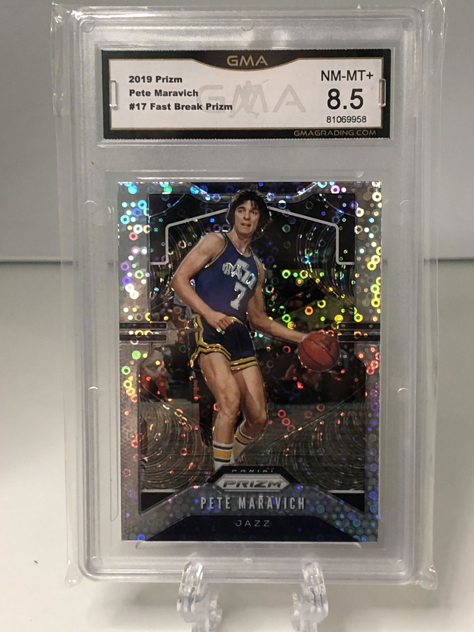 Pete Maravich Fast Break Prism GMA 8.5 (1 of 1)