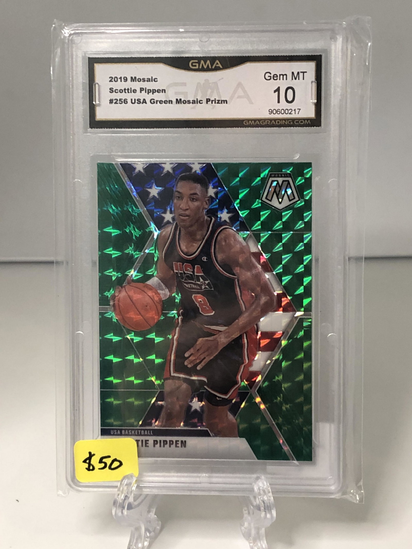 Scottie Pippen Green Mosaic GMA 10 (1 of 1)