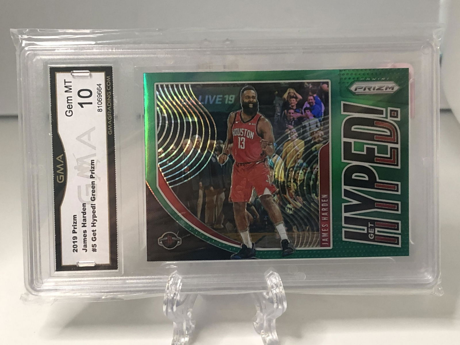 James Harden MVP Green Mosaic GMA 10 (1 of 1)