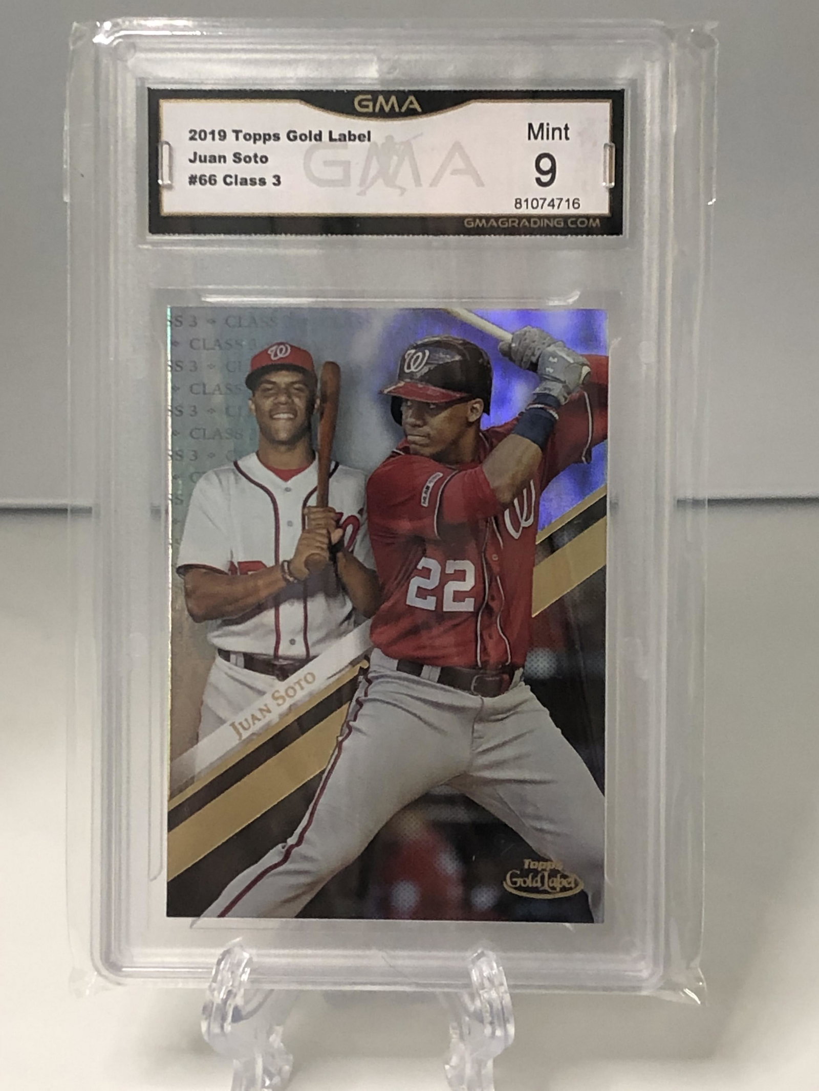 Juan Soto Topps Gold Label GMA 9 (1 of 1)