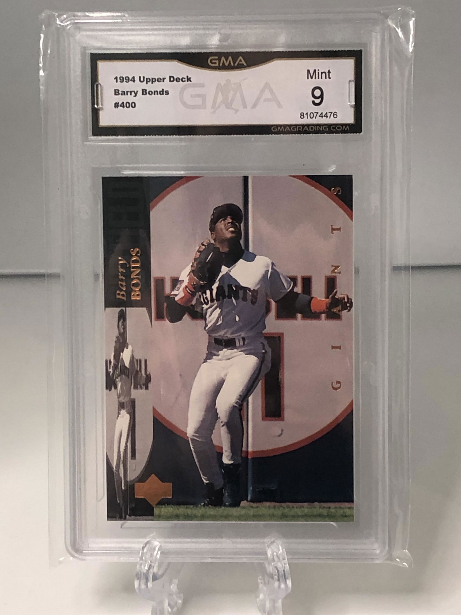 Barry Bonds Upper Deck GMA 9 (1 of 1)