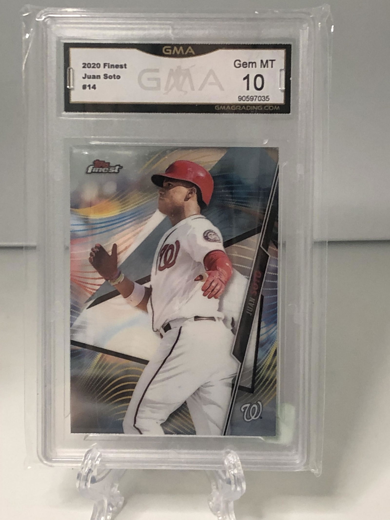 Juan Soto Topps Finest GMA 10 (1 of 1)