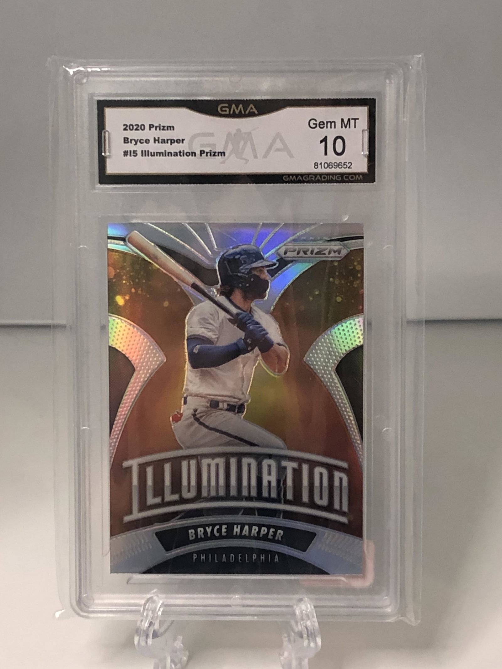 Bryce Harper Illumination Prizm GMA 10: Bryce Harper Illumination Prizm GMA 10