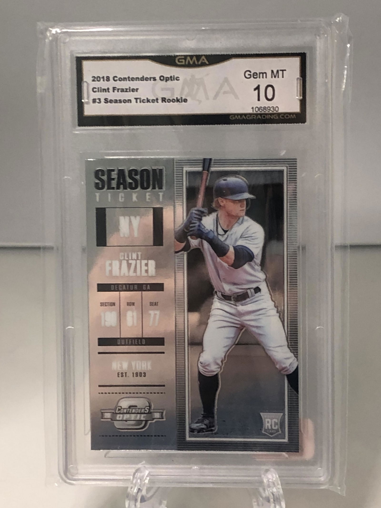 Clint Frazier Contenders Optic Rookie GMA 10 (1 of 1)