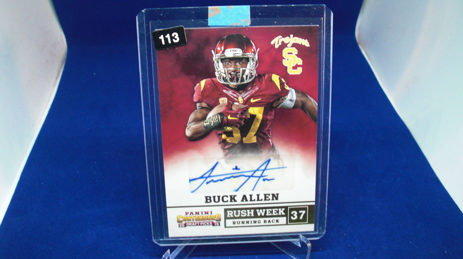 buck allen signature: in top loader