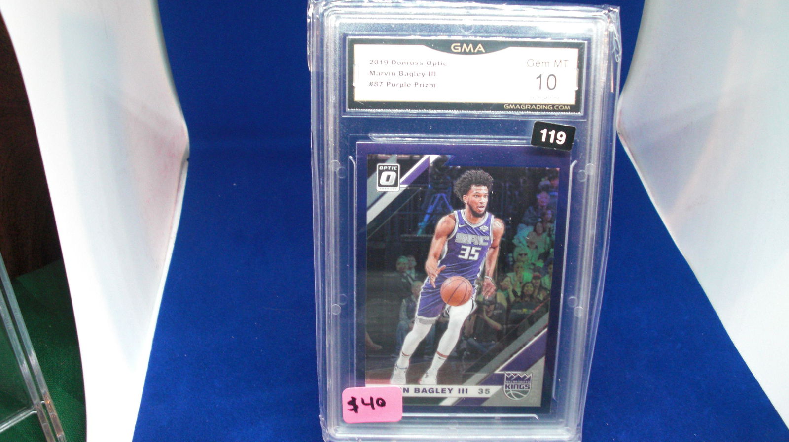gma graded 2019 marvin bagley purple optic mint 10 (1 of 1)