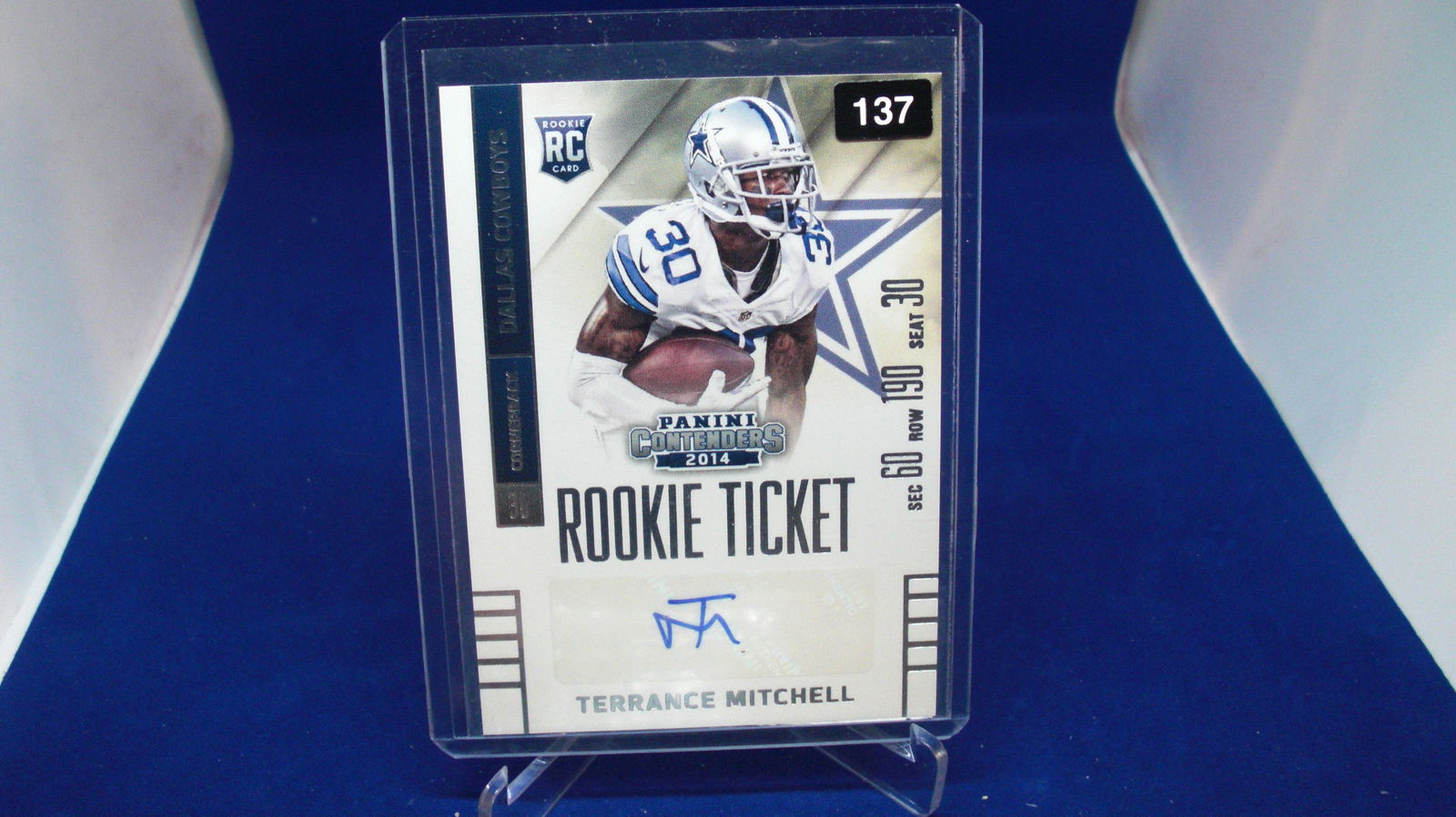 terrance mitchell signature rookie (1 of 1)