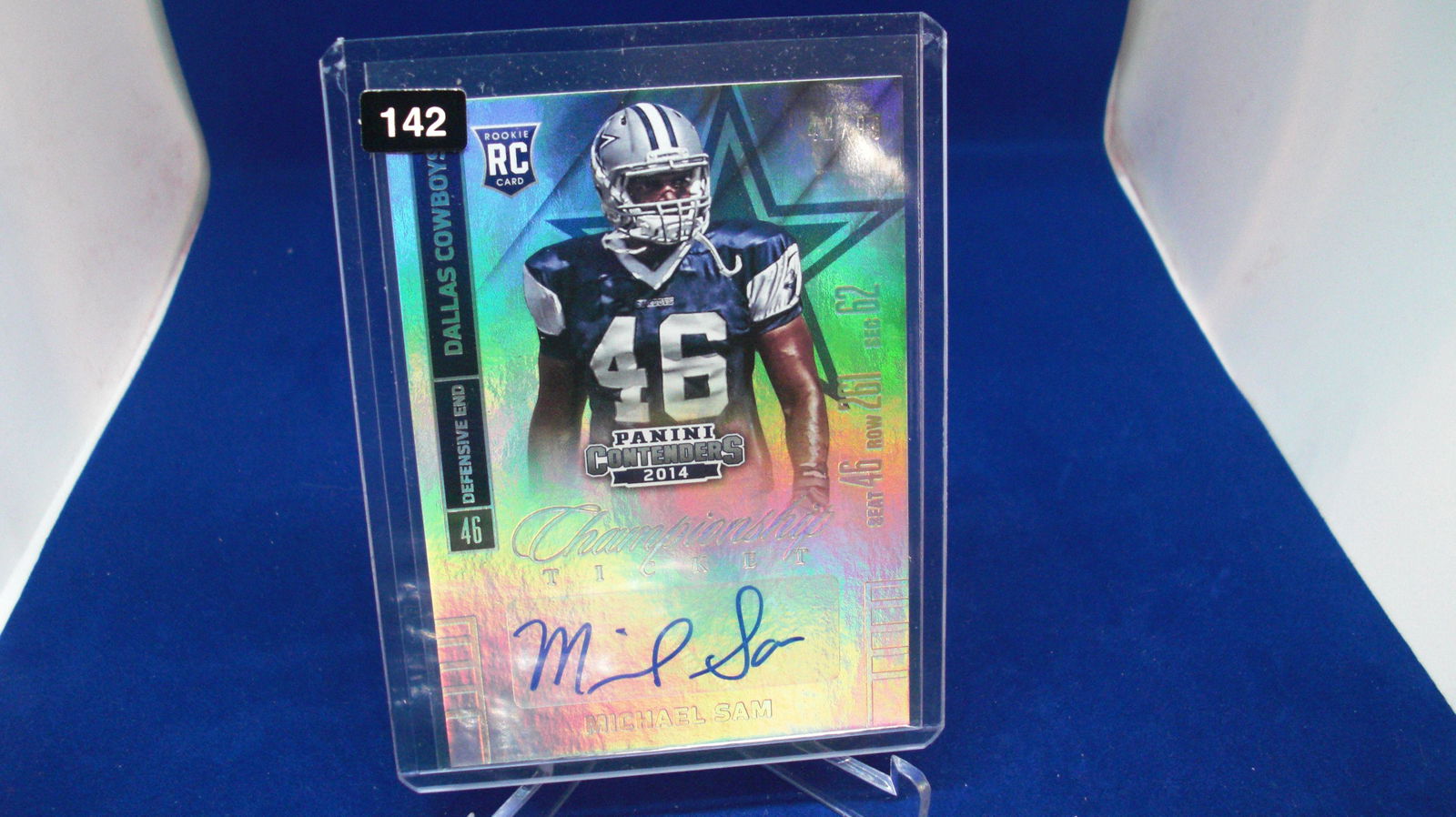 michael sam signature rookie #42/99 (1 of 1)