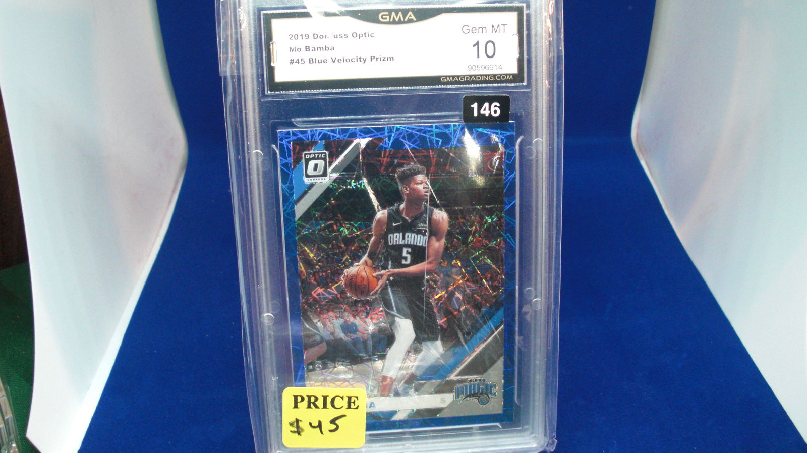 gma graded 2019 mo bamba blue velocity mint 10 (1 of 1)