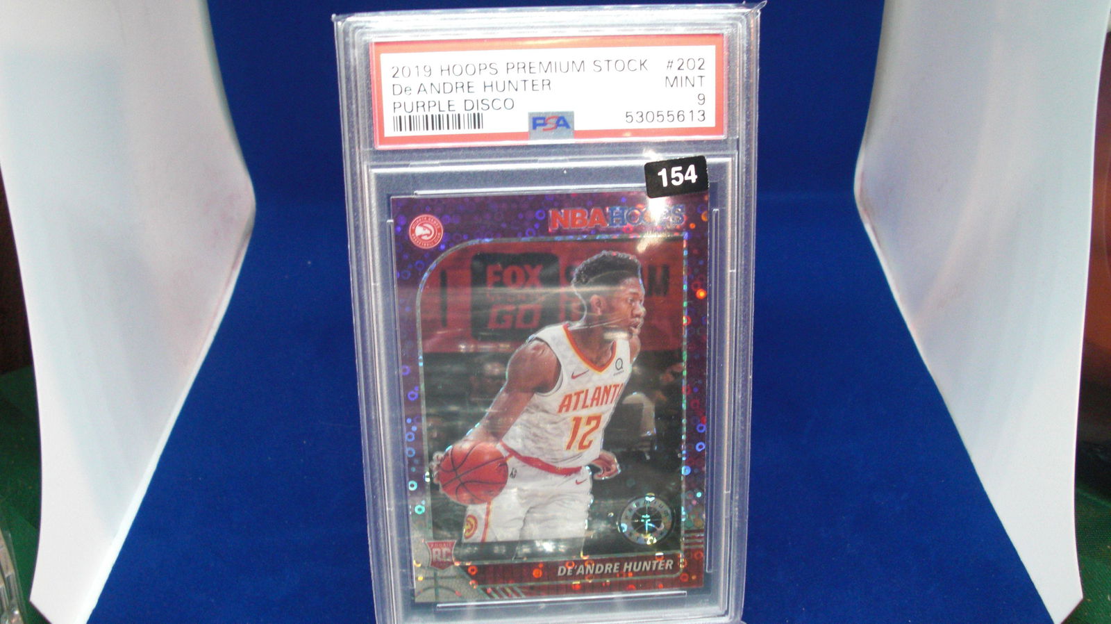 psa graded 2019 de'andre hunter purple disco mint 9 (1 of 1)