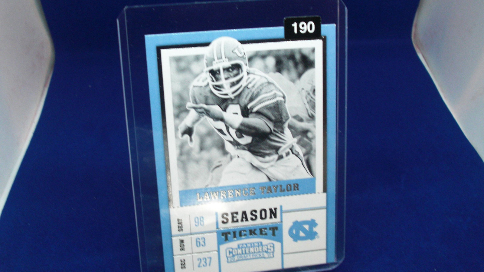 lawrence taylor season ticket: in top loader