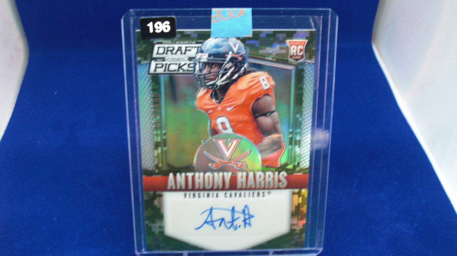 anthony harris signature rookie draft picks: in top loader