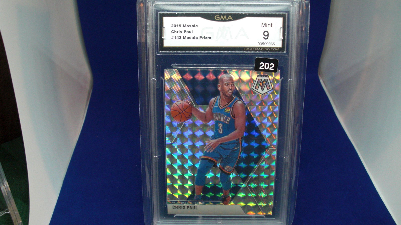 gma graded 2019 chris paul mosaic prizm mint 9 (1 of 1)