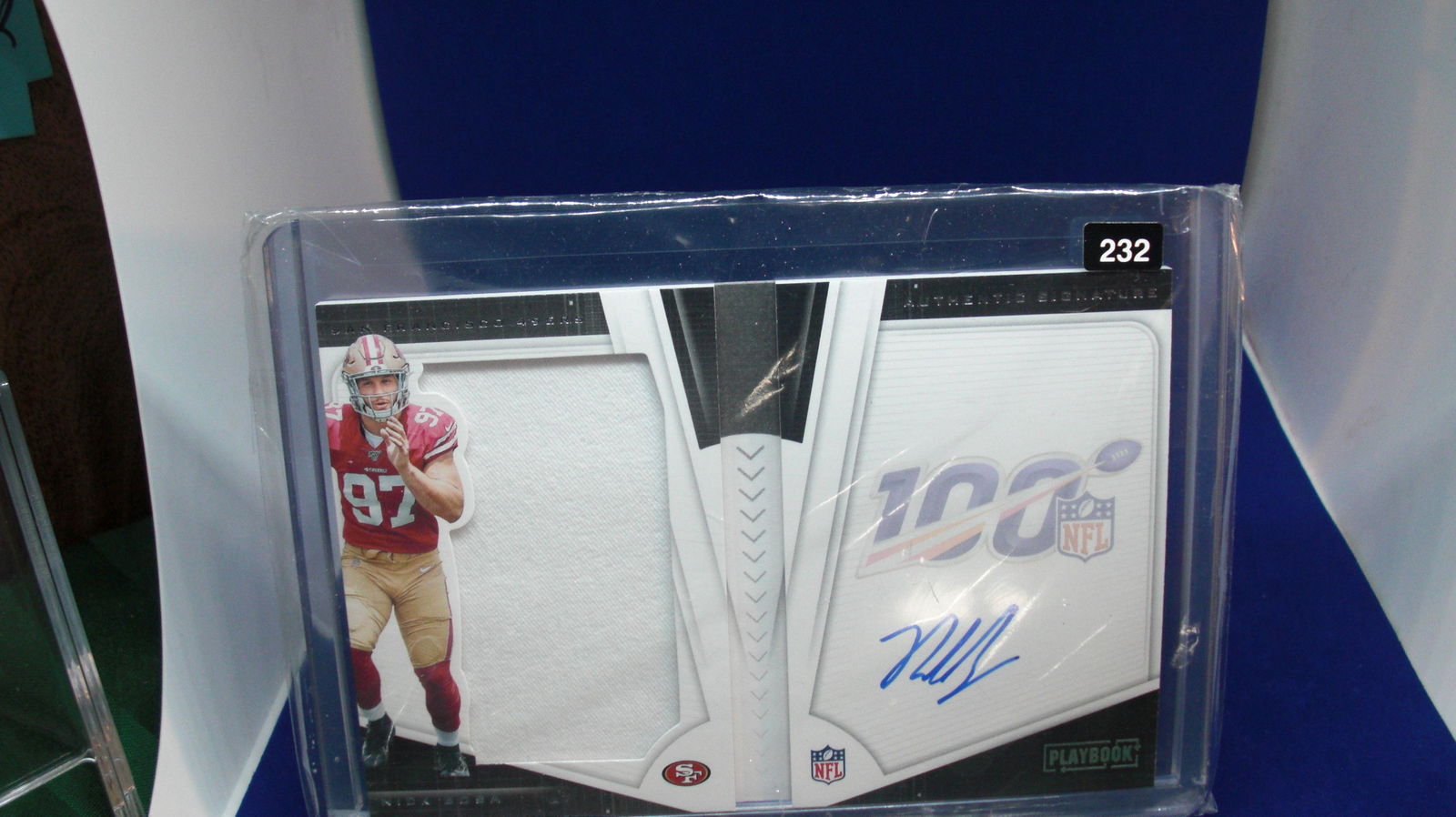 nick bosa signature jersey playbook #011/175 (1 of 1)