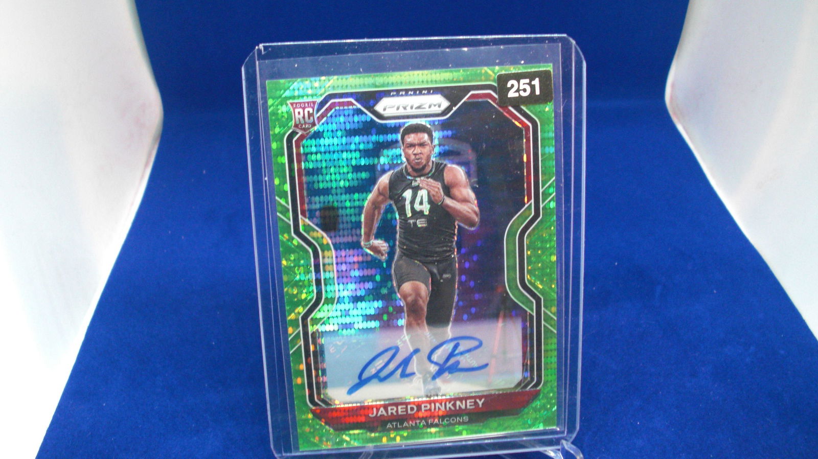 jared pinkney singature green prizm rookie (1 of 1)