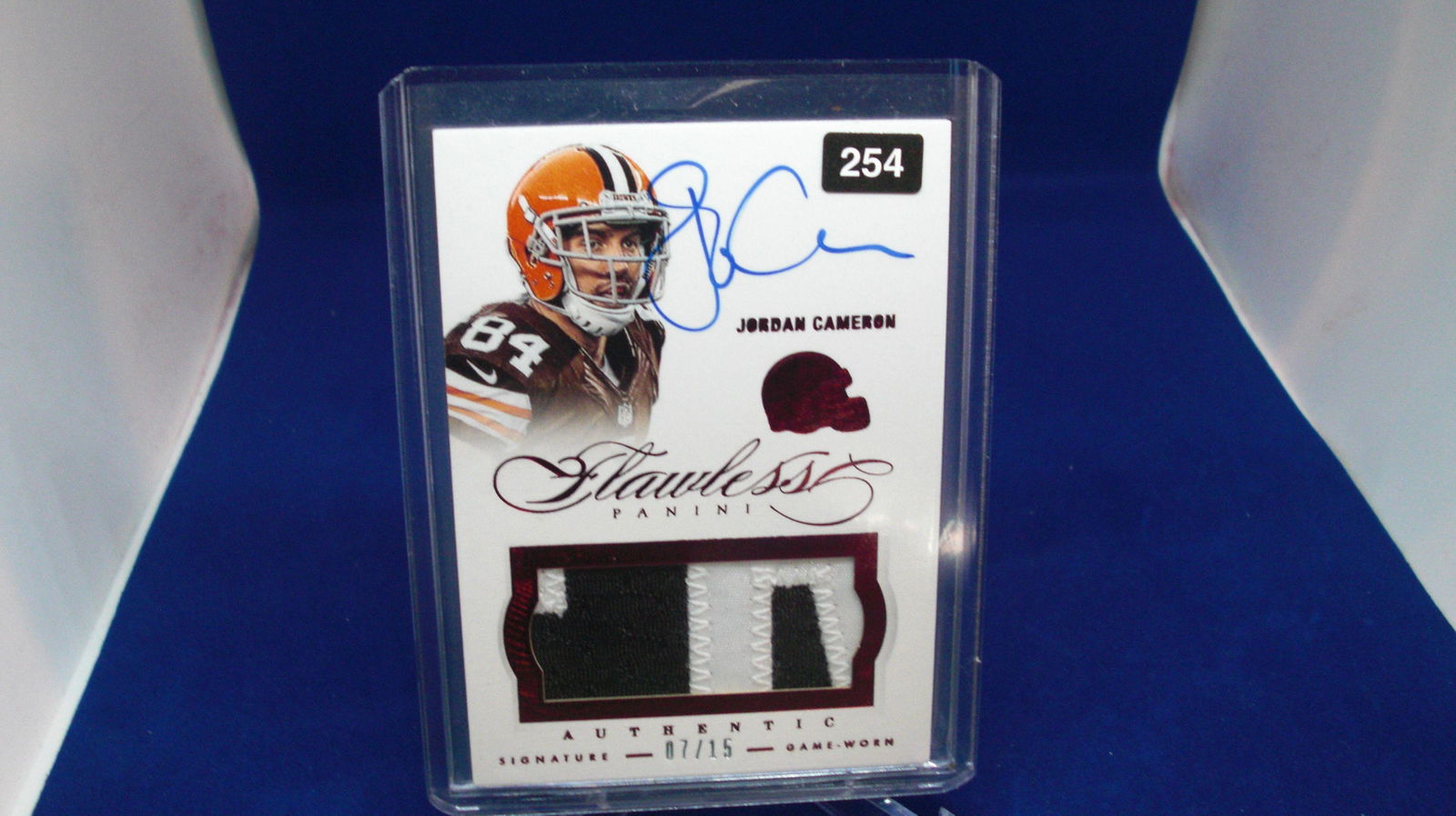 jordan cameron flawless singnature patch #07/15 (1 of 1)