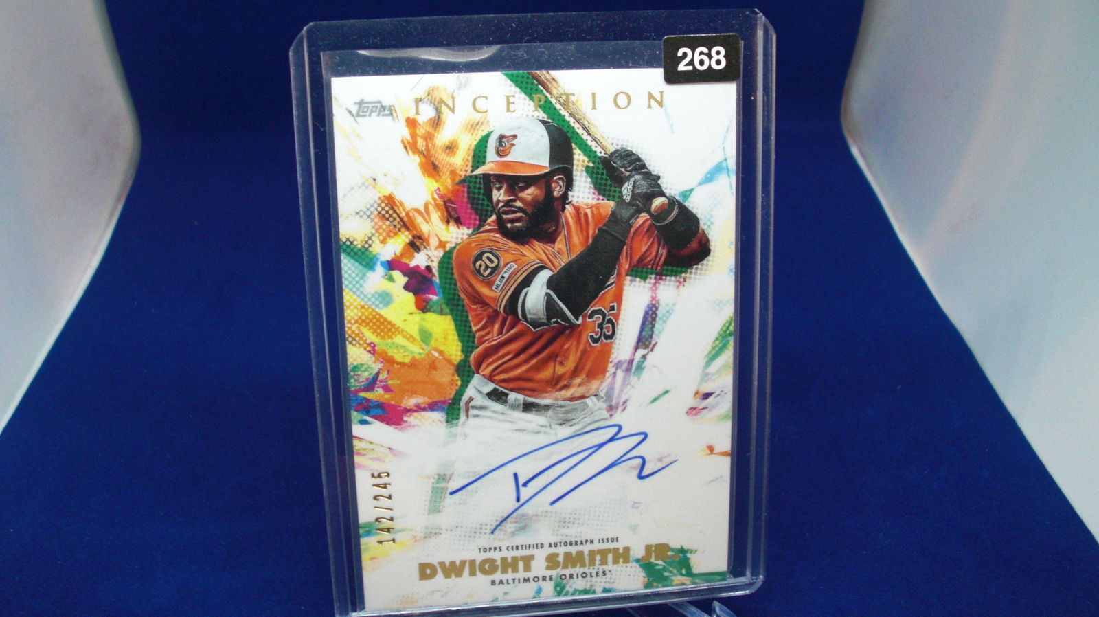 dwight smith jr signature inception #142/245 (1 of 1)