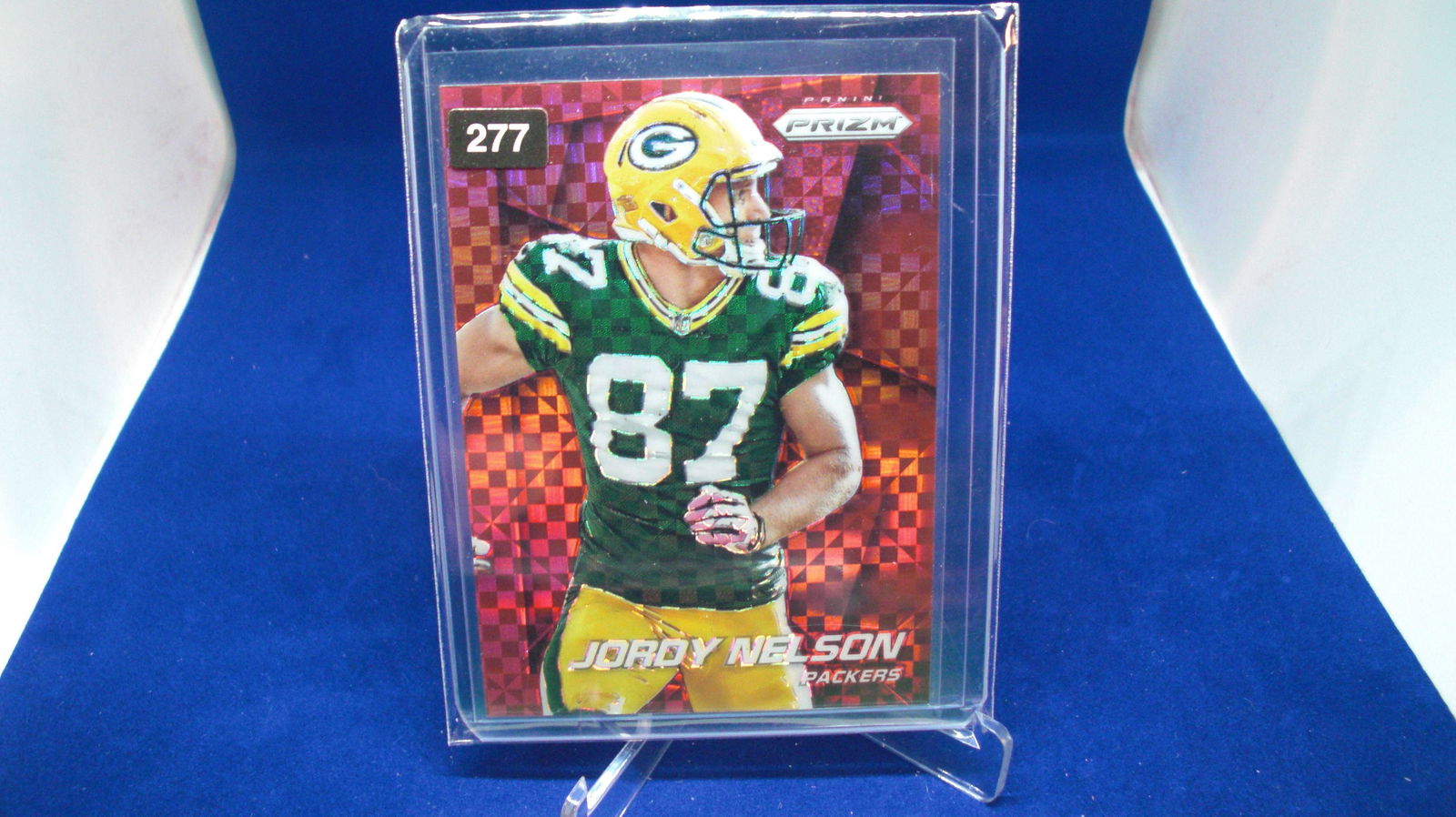 jordy nelson red prizm #109/125 (1 of 1)