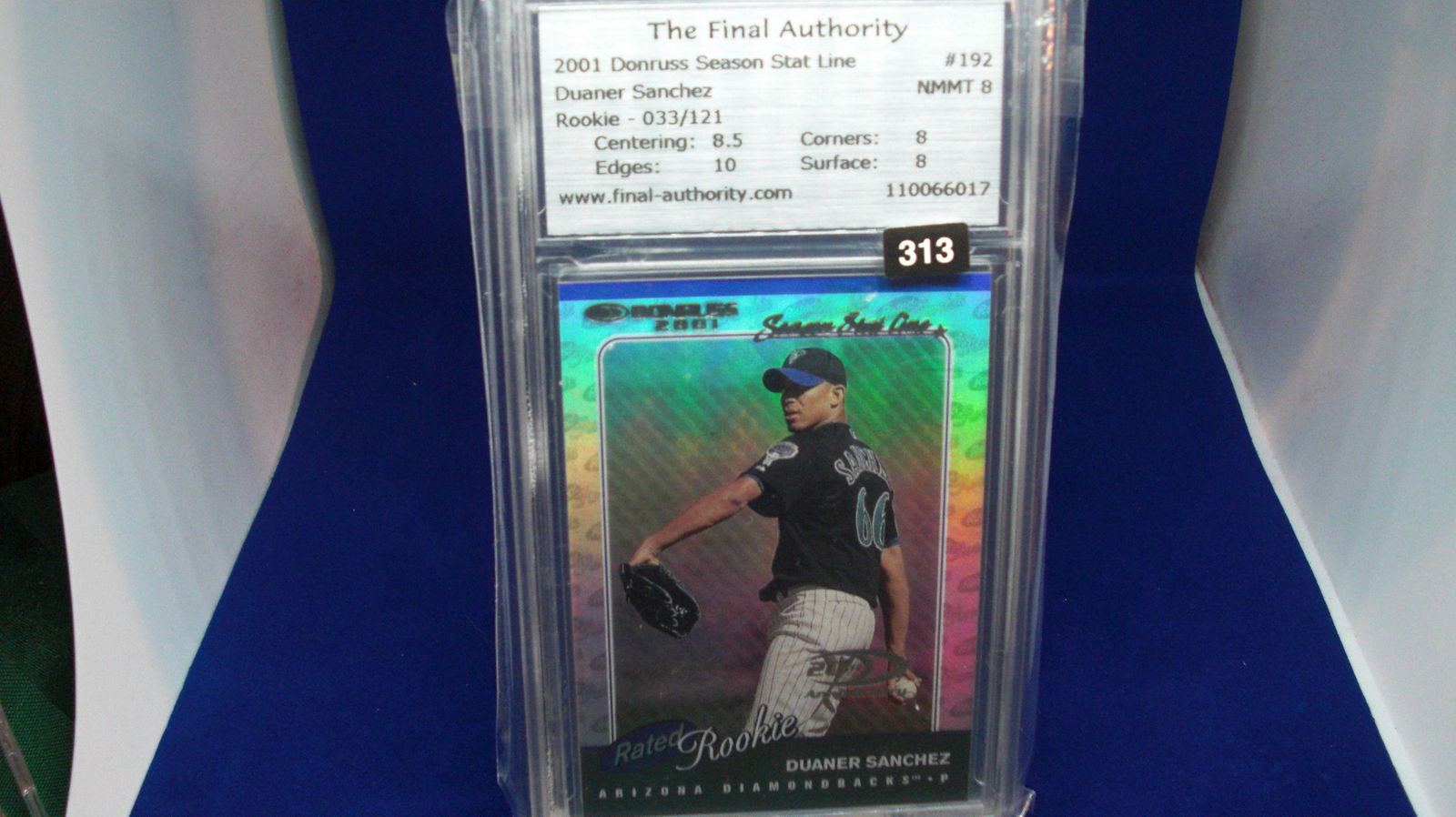 the final authority #033/121 graded suaner sanchez mint (1 of 1)