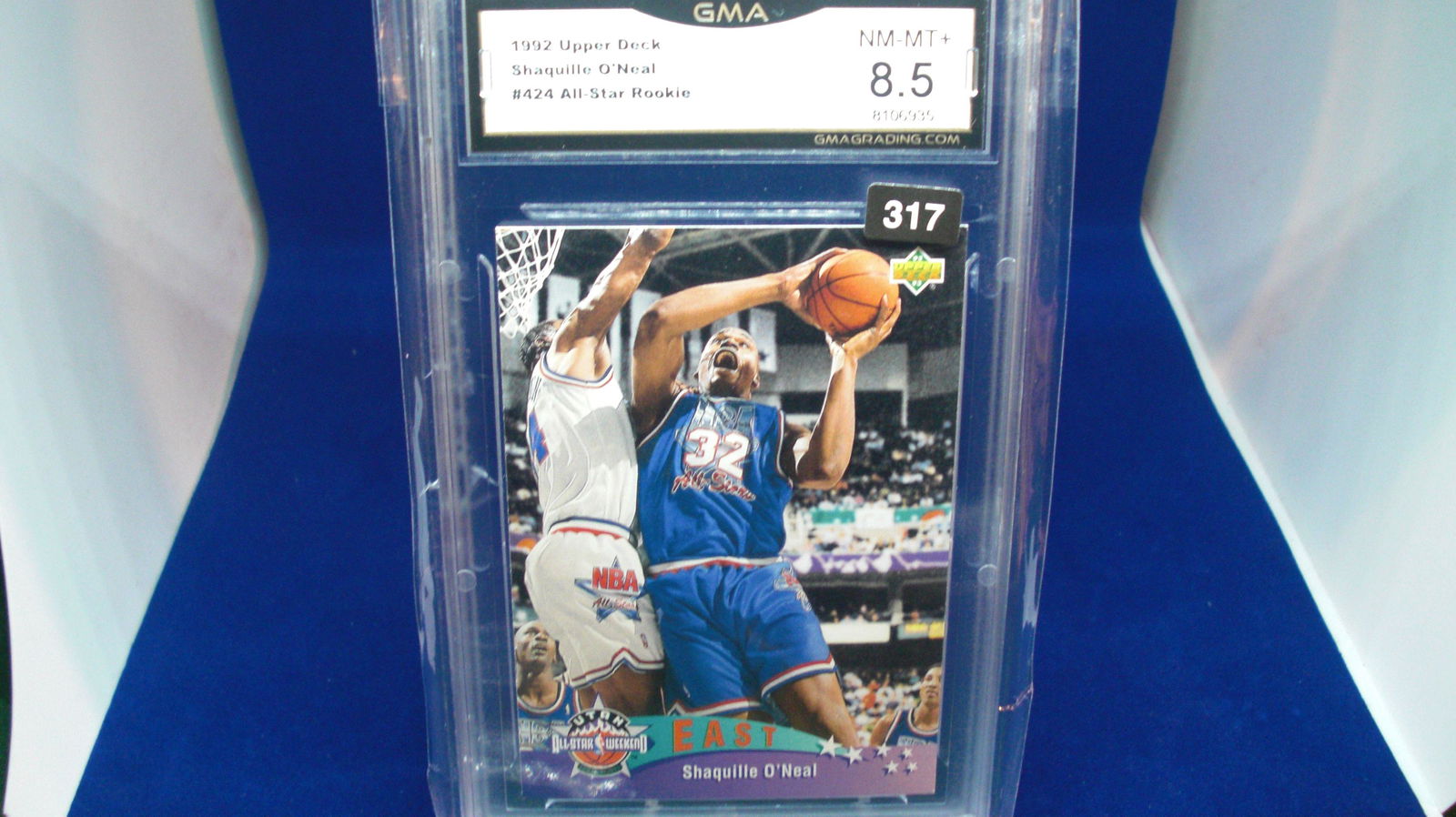 gma graded shaquille o'neal all star mint 8.5 (1 of 1)