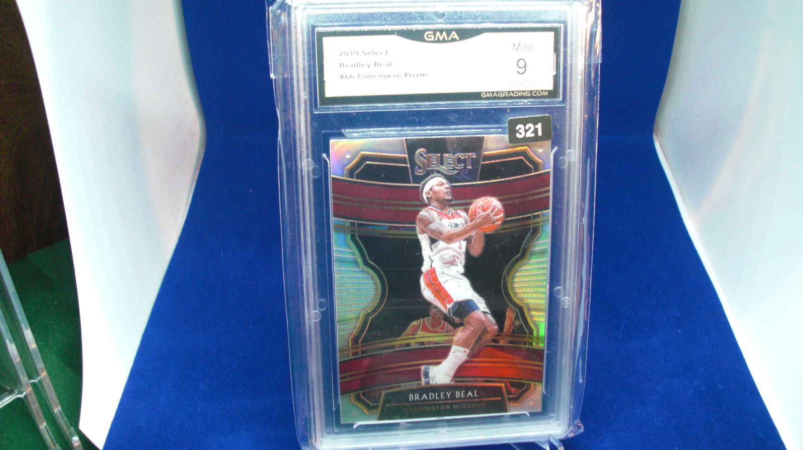 gma graded 2019 select bradley beal prizm mint 9 (1 of 1)