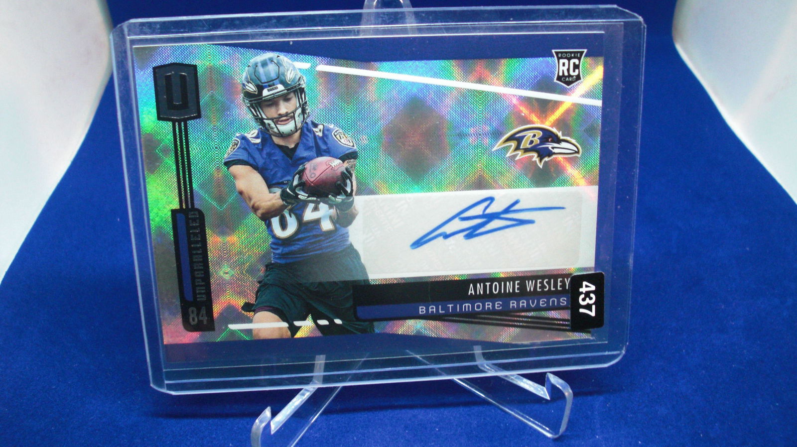 antoine wesley signature rookie (1 of 1)