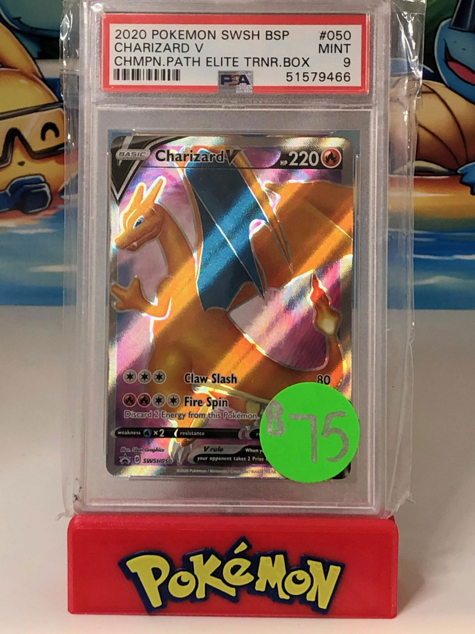 Charizard V Black Star Promo CGC 9 (1 of 1)