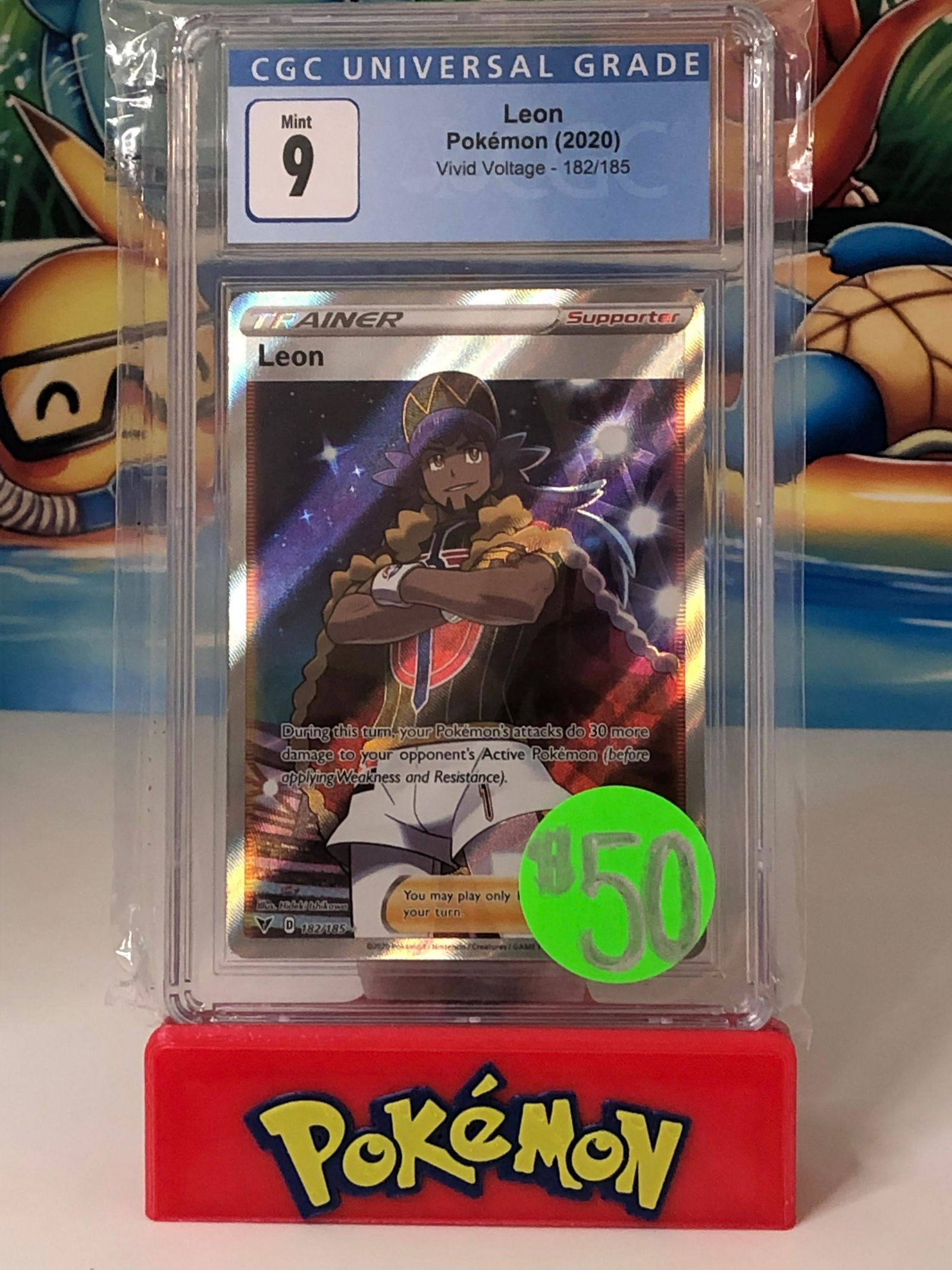 Leon Full Art CGC 9 (1 of 1)
