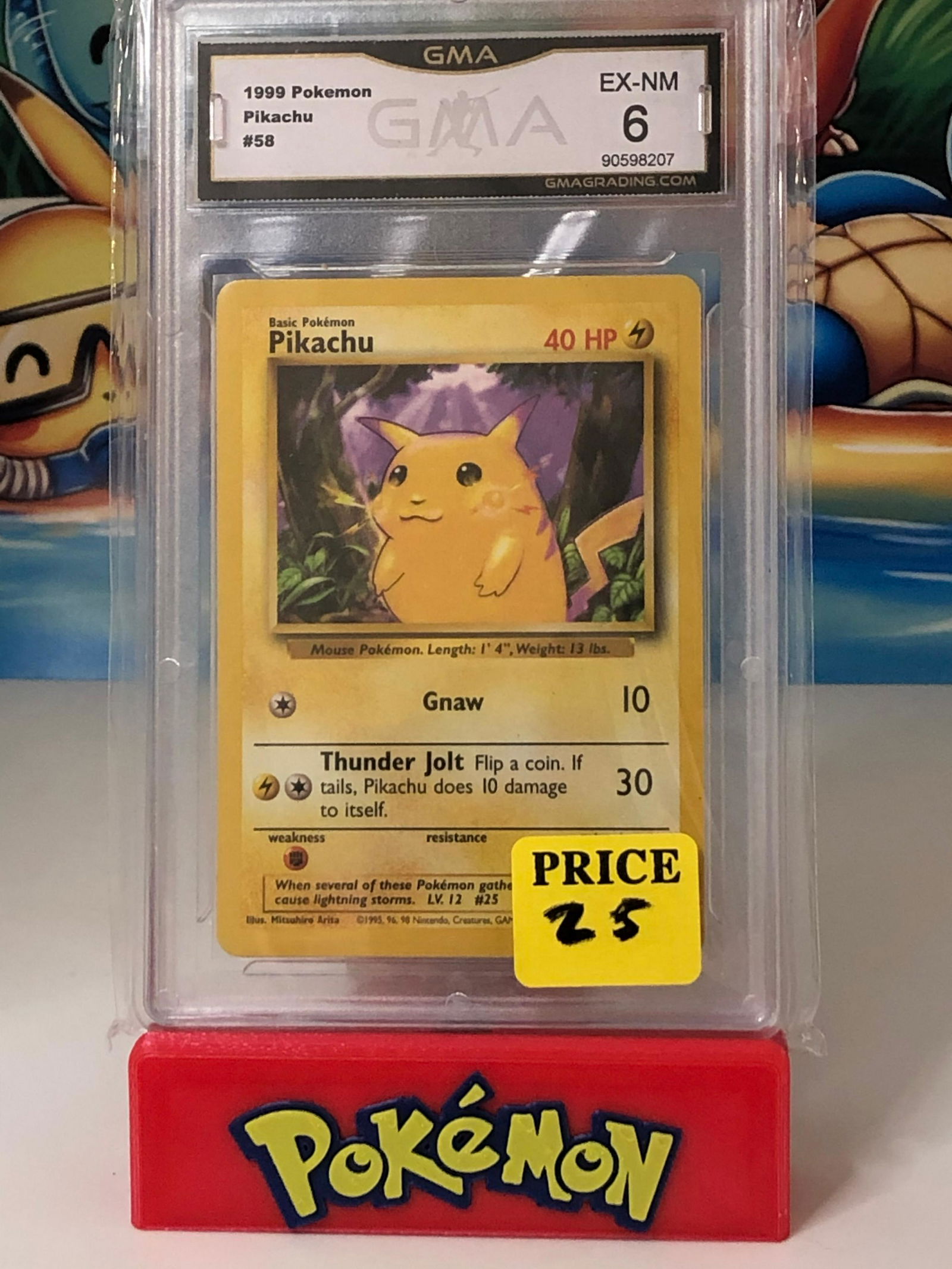 Base Set Pikachu GMA 6 (1 of 1)