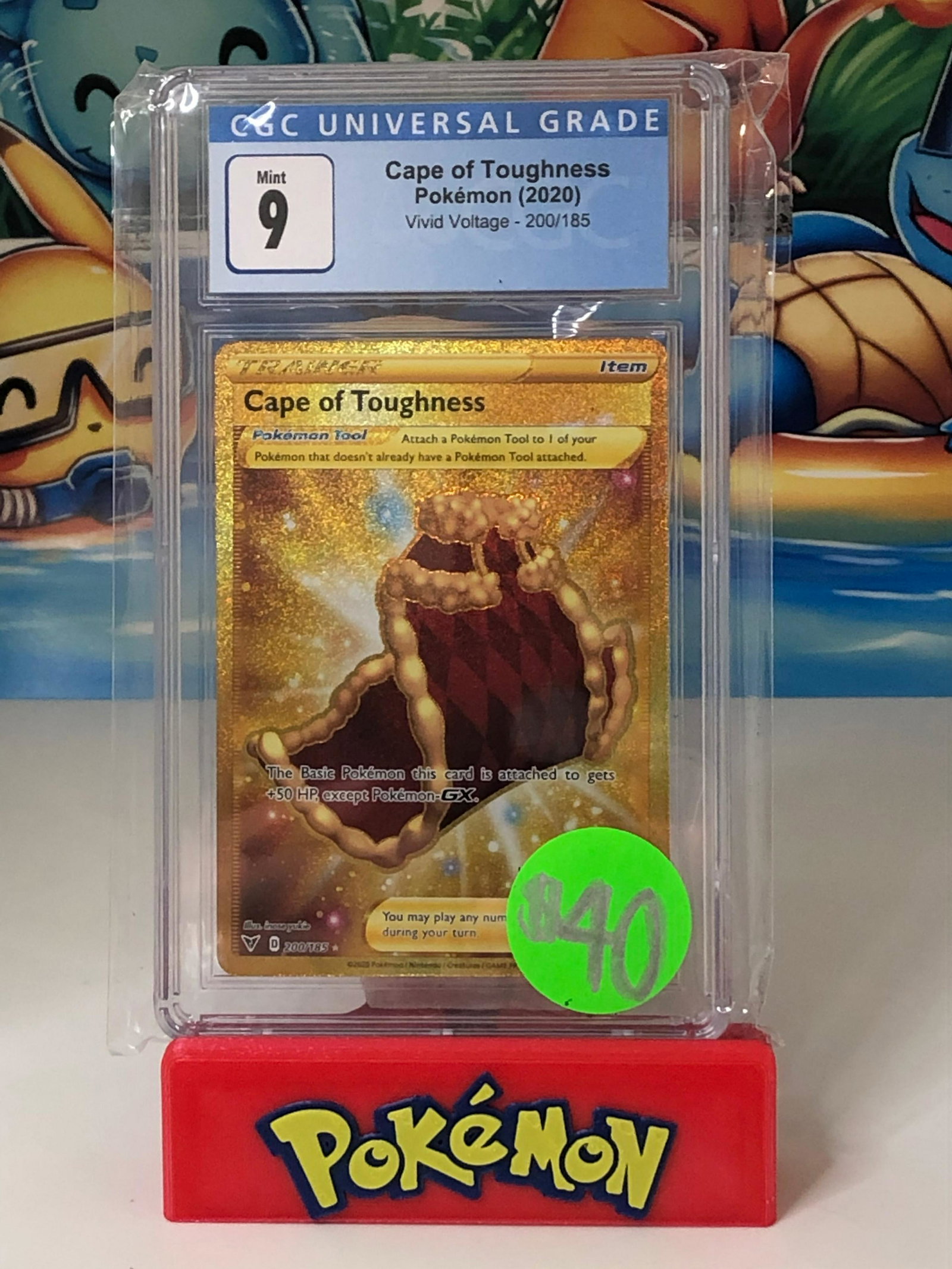 Cape Of Toughness Secret Rare CGC 9: Cape Of Toughness Secret Rare CGC 9