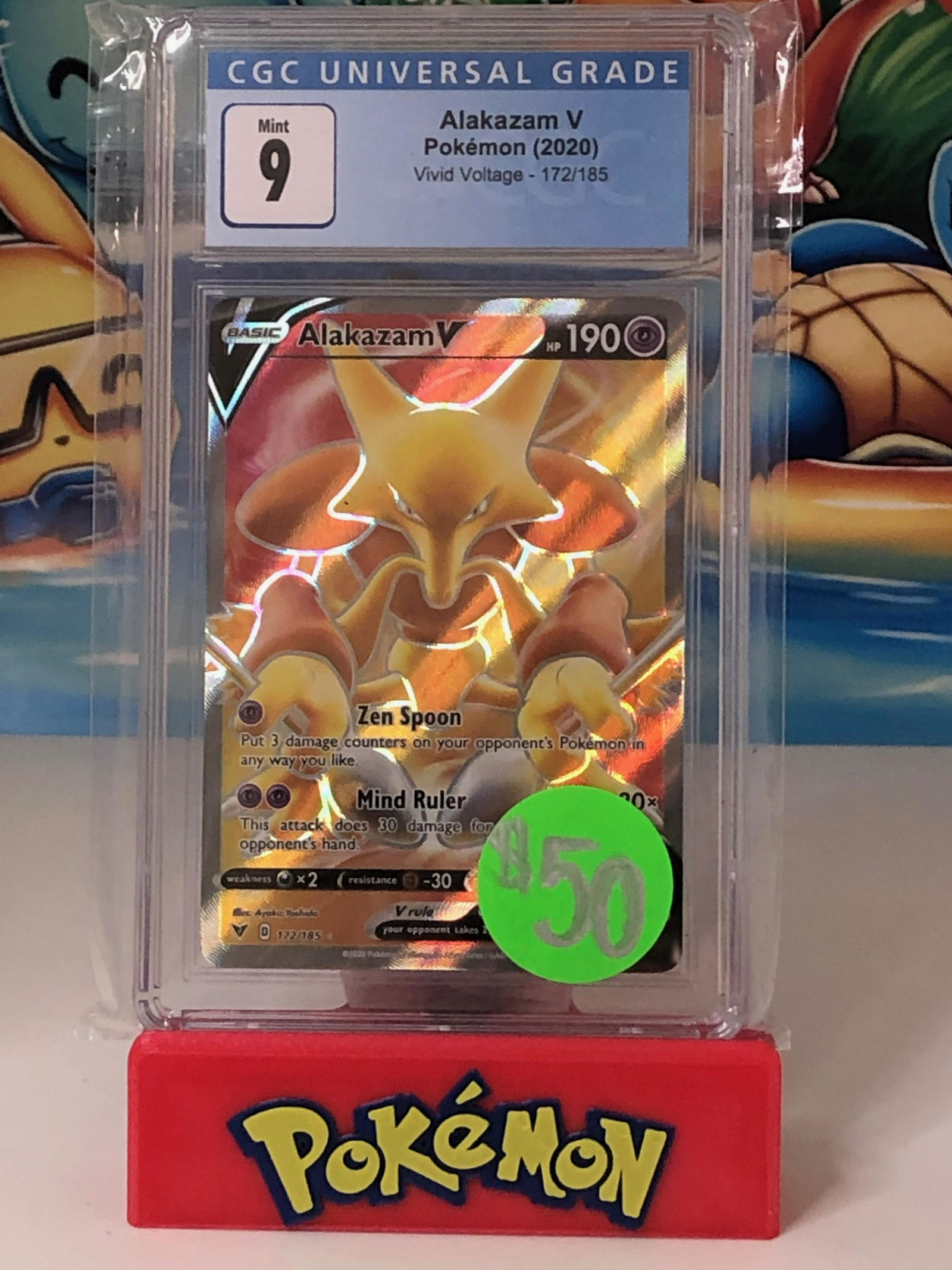 Alakazam V Full Art CGC 9 (1 of 1)