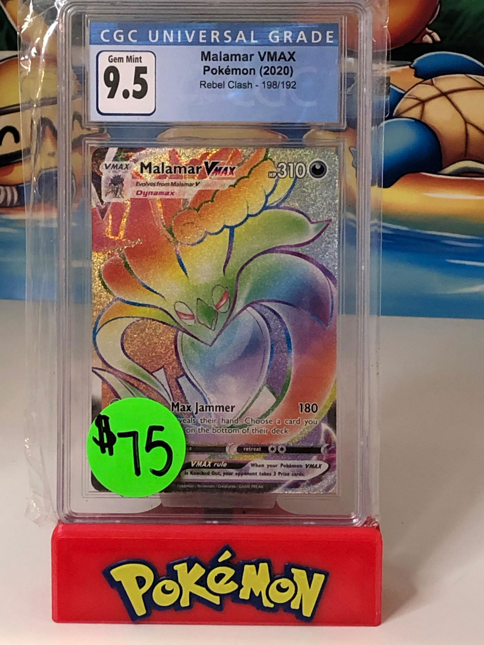 Malamar VMAX Secret Rare CGC 9.5 (1 of 1)